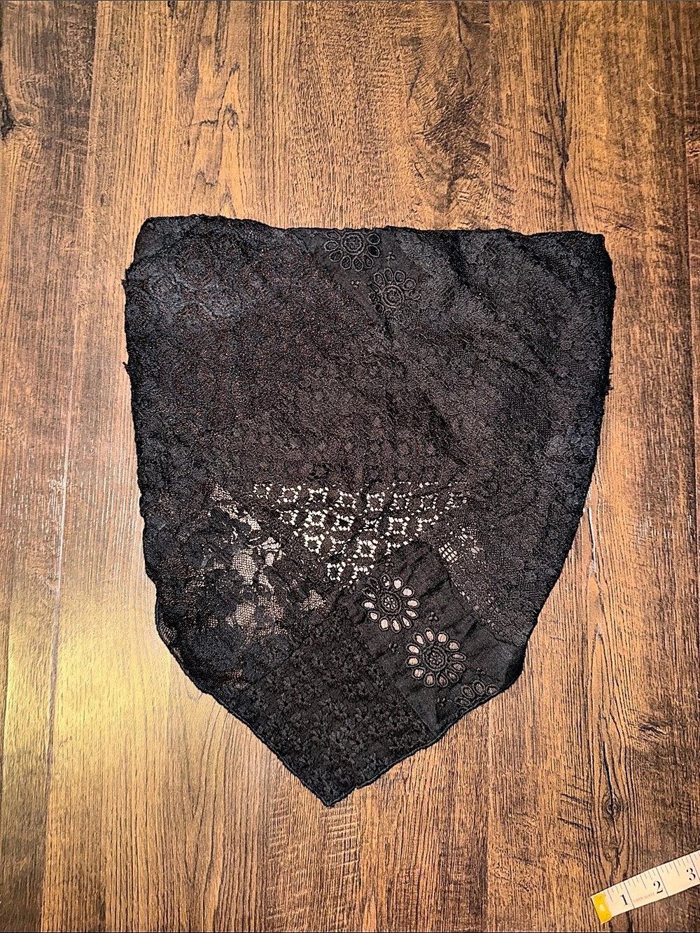 Free People FP One Raya Lace Bandana Top Black XL NWT